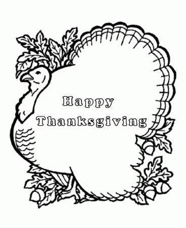 thanksgiving day coloring page sheets happy turkey