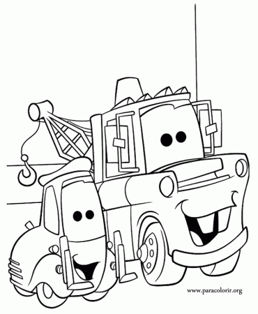 Cars The Movie Mator Coloring Pages Images & Pictures - Becuo