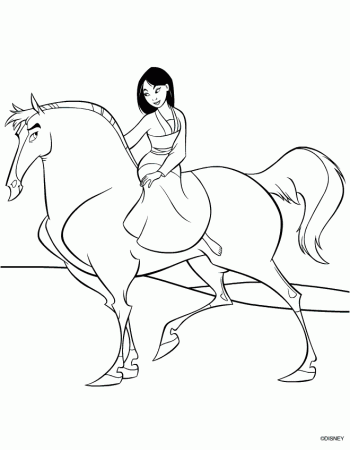 Disney Mulan Coloring Pages #4 | Disney Coloring Pages