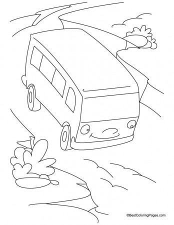 Bus Safety Signs Coloring Pages
