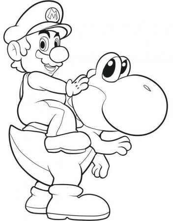 mario coloring pages