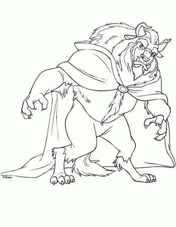 Coloring Page - Beauty and the beast coloring pages 5
