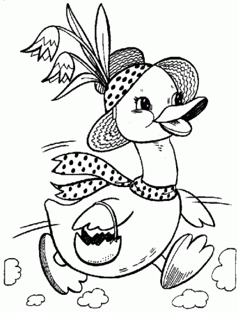 Easter Bunny Coloring Pages | Coloring Town