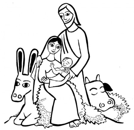 Birth Of Jesus Coloring Pages 13 | Free Printable Coloring Pages