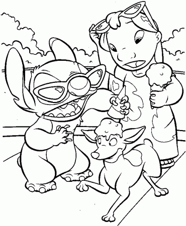 Lilo and Stitch Coloring Pages