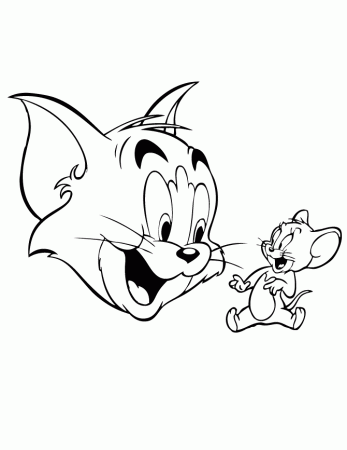 Tom And Jerry best friends Coloring Pages | Coloring Pages