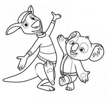 Splodge and Blinky Bill Coloring Page - Free Printable Coloring Pages for  Kids