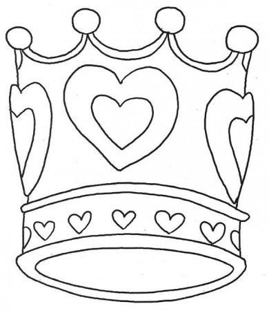 Princess Crown Coloring - Get Coloring Pages