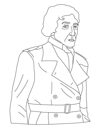 Benedict Arnold Coloring Page Sketch Coloring Page