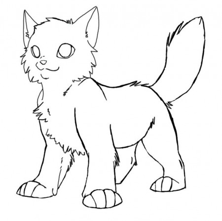 Awesome looking Warrior Cats printable online coloring pages for ...