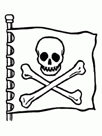 Skull And Bones Coloring Pages - ClipArt Best