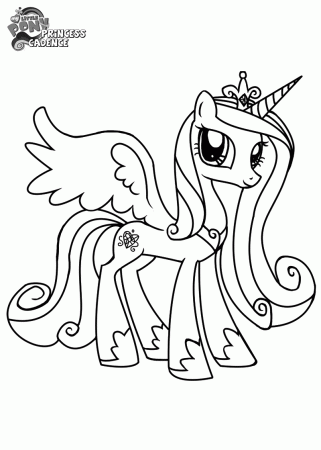 princess cadence coloring pages | Only Coloring PagesOnly Coloring ...