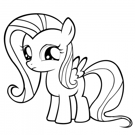 Pink Pony Coloring Pages - High Quality Coloring Pages