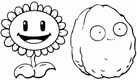 plants vs zombies coloring pages to download and print for free