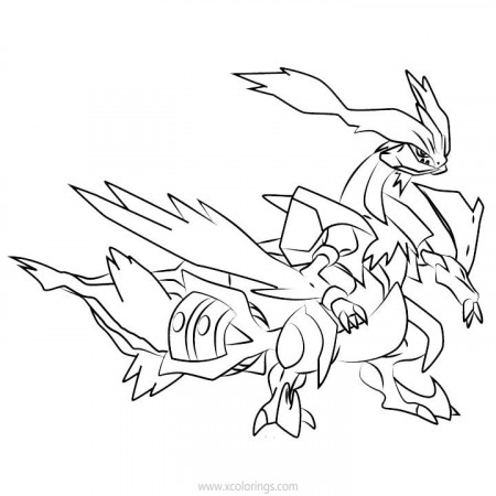 Kids Learning A C D: Kyurem Pokemon Coloring Pages : Free Legendary Pokemon Coloring  Pages For Kids : Printable kyurem pokemon coloring page.