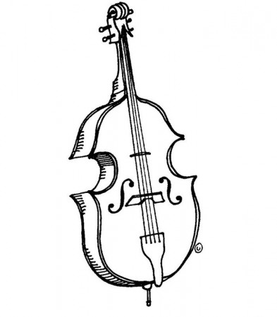 Drawing Musical instruments #167165 (Objects) – Printable coloring pages