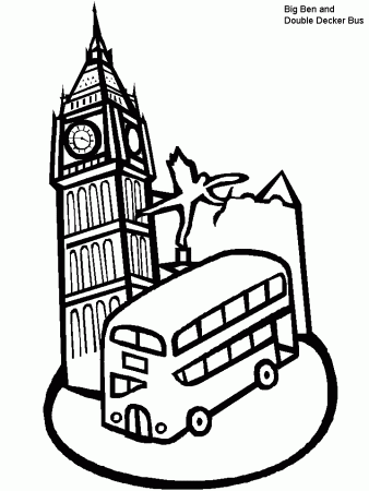 England # 2 Coloring Pages & Coloring Book | Coloring pages, London clock,  Pictures of england