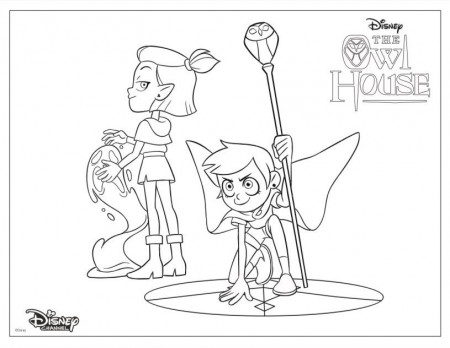 I AM MELON LORD! — These are The Owl House coloring pages from Paley...