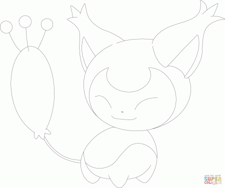 Skitty coloring page | Free Printable Coloring Pages