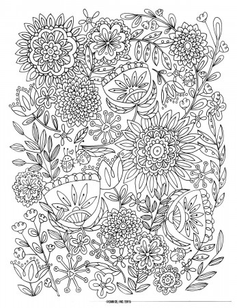 9 Free Printable Adult Coloring Pages | Pat Catan's Blog