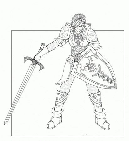 Anime Warriors Coloring Pages - Ð¡oloring Pages For All Ages