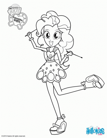 MY LITTLE PONY coloring pages - Pinkie Pie