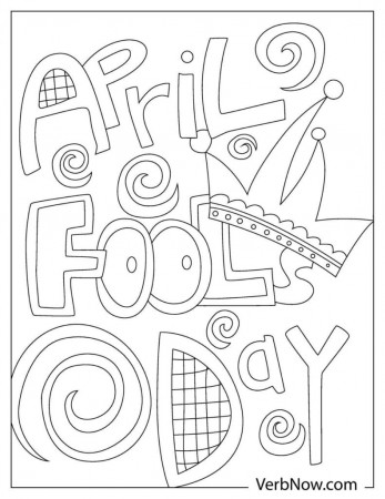 Free APRIL Coloring Pages & Book for Download (Printable PDF) - VerbNow