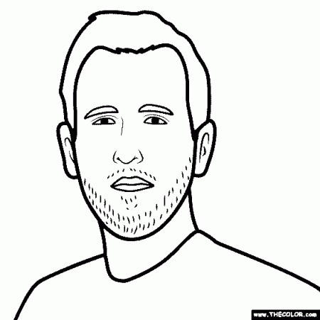 Harry Kane Coloring Page