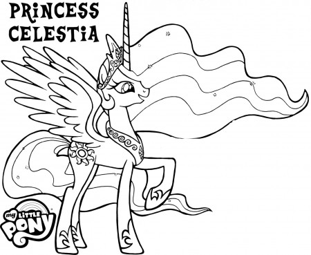 Princess Celestia Coloring Pages - Best Coloring Pages For Kids