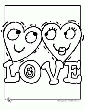 L is for Love Coloring Page | Woo! Jr. Kids Activities : Children's  Publishing