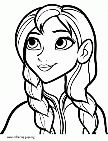 Frozen: Ana Free Coloring Pages. - Oh My Fiesta! in english