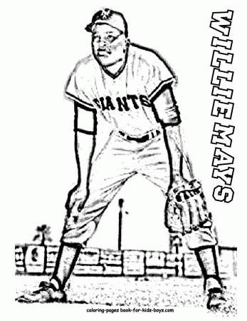 Babe Ruth - Coloring Pages for Kids and for Adults