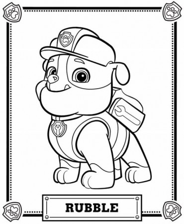 Coloring Page with Animals