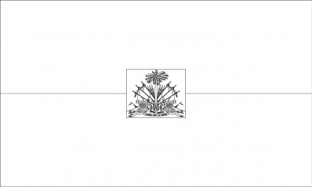 Haiti Flag Coloring Page