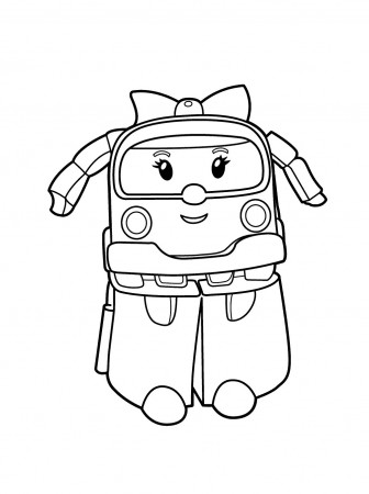 Robocar poli to download for free - Robocar Poli Kids Coloring Pages