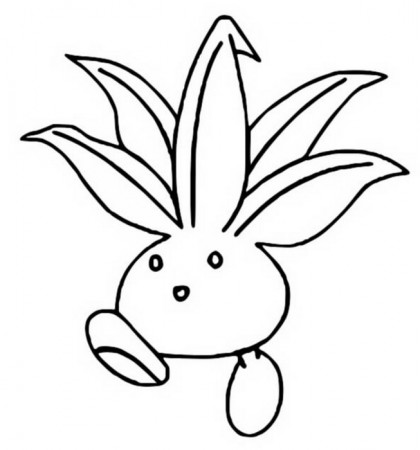 Coloring Pages Pokemon - Oddish - Drawings Pokemon