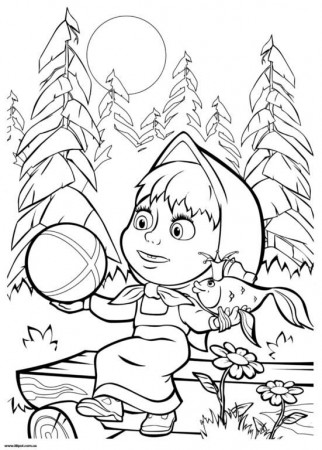 Masha and Bear 103 Pages to Colour - Etsy