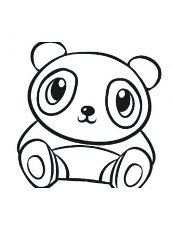Baby Panda Coloring Pages. Panda is a China national treasure. Its distinct  black and white coat is panda… | Panda coloring pages, Cute panda drawing,  Cartoon panda