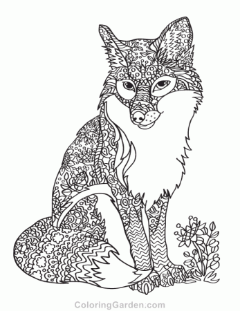 Fox Coloring Pages Free