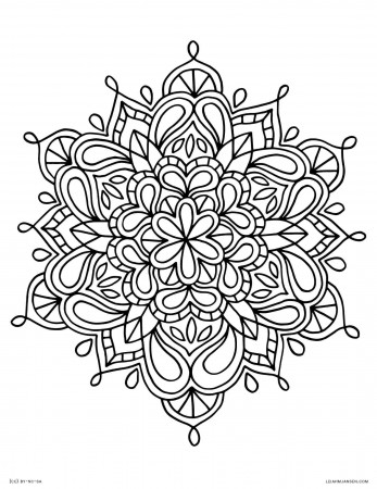 page coloring ~ Page Coloring Colouring Mandala Free Mindful ...
