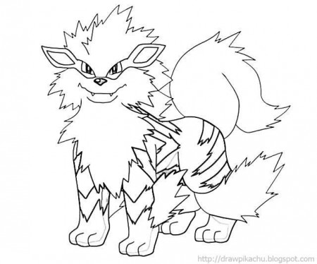 arcanine coloring page - Google Search | Coloriage pokemon, Coloriage