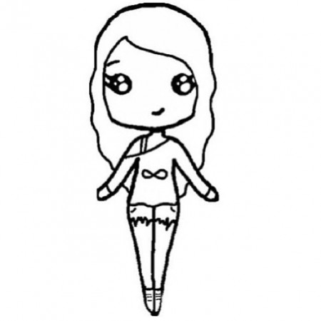 Instagram Chibi Coloring Pages
