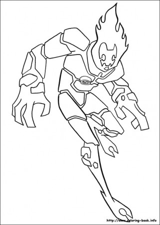 Ben 10 coloring pages on Coloring-Book.info