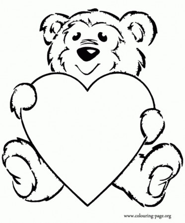 Teddy Bear Coloring Page regarding Your own home - Cool Coloring ...