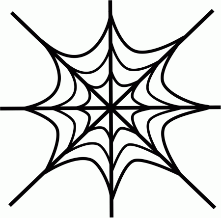 Free Printable Spider Web Coloring Pages For Kids