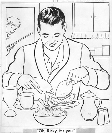 I Love Lucy Coloring Pages