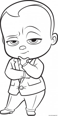 Print The Boss Baby colouring coloring pages | Baby coloring pages ...