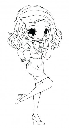 Coloring Pages Girls Cute