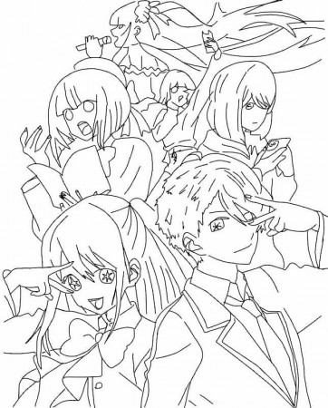Characters from Oshi No Ko coloring page - Download, Print or Color Online  for Free