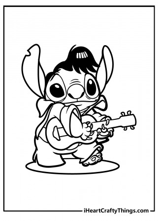 Lilo & Stitch Coloring Pages (100% Free ...